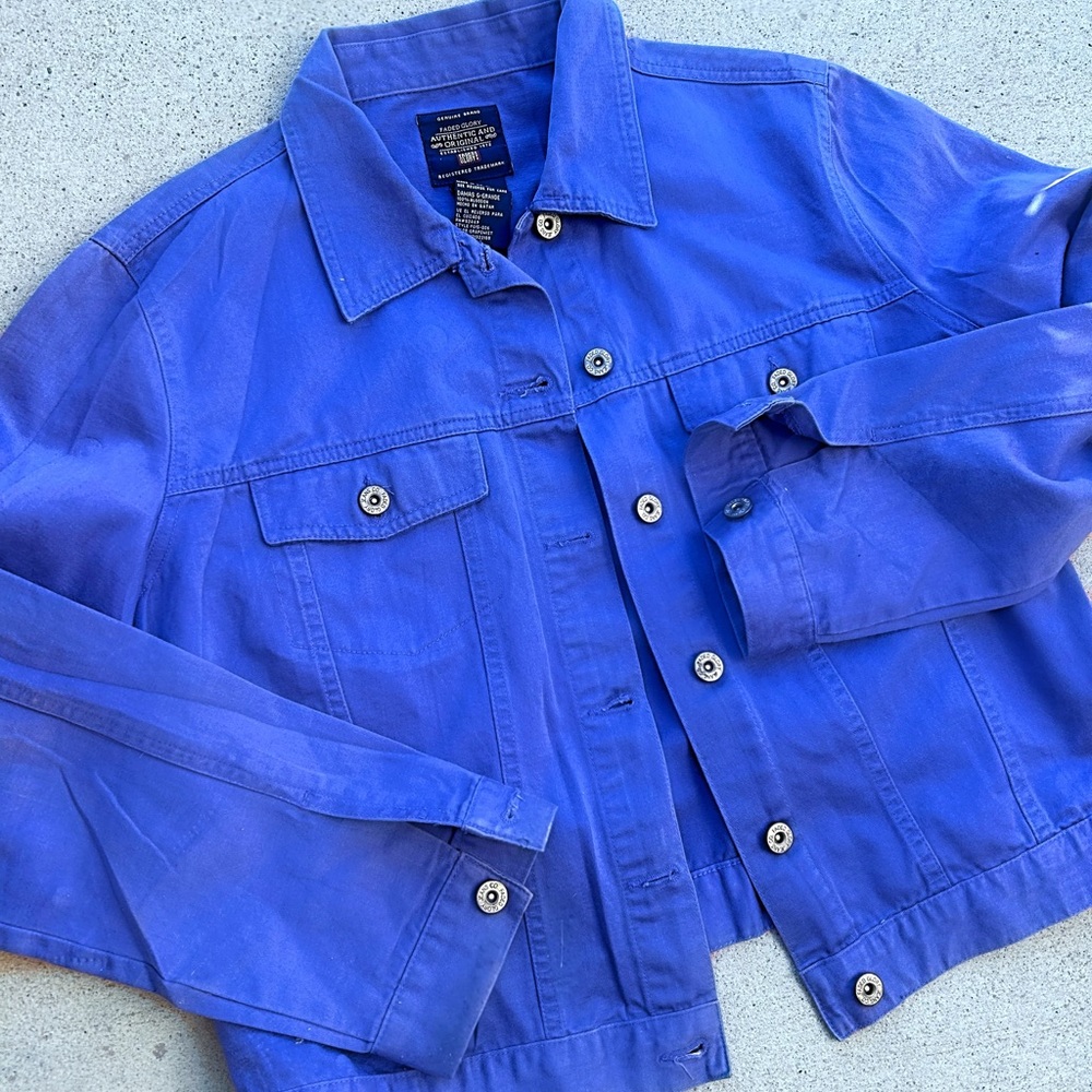 Faded Glory Blue / periwinkle jean jacket